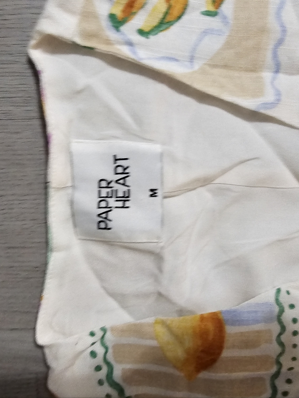 PAPER HEART by ANTHROPOLOGIE Top Only M - Picture 3 of 4